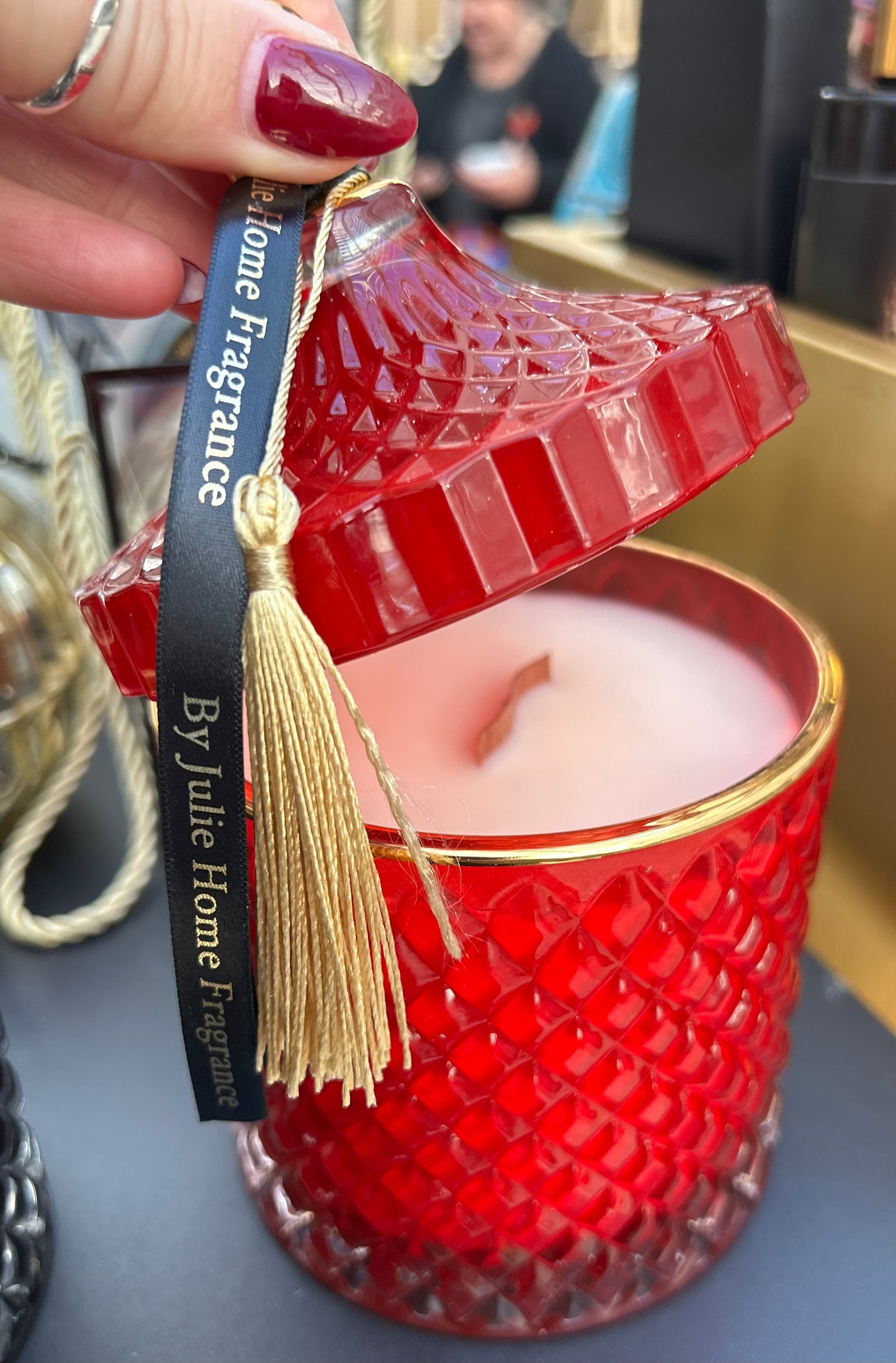 Red 500g Candle - Verona