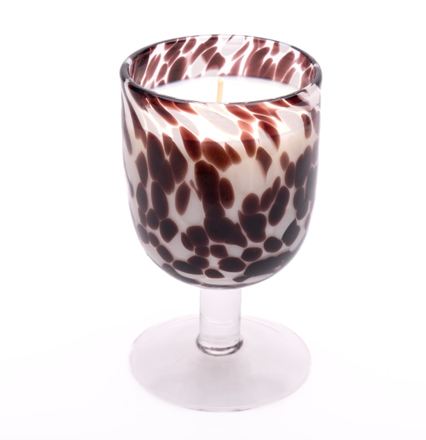 Red Wine  Glass Candle