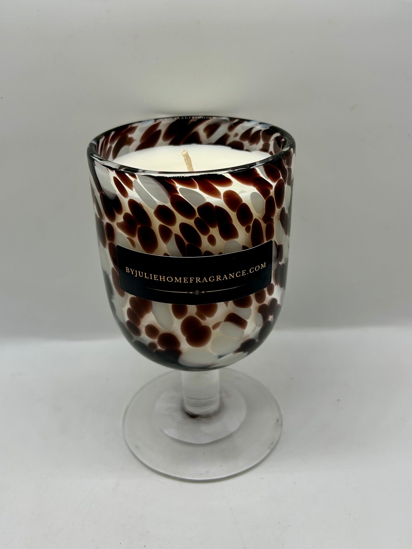 Red Wine  Glass Candle