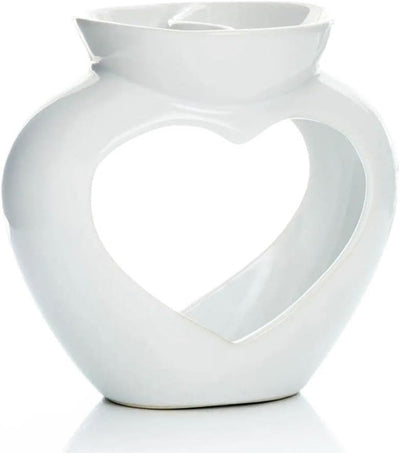 Dual Heart Chrome  Wax Warmer £20.00
