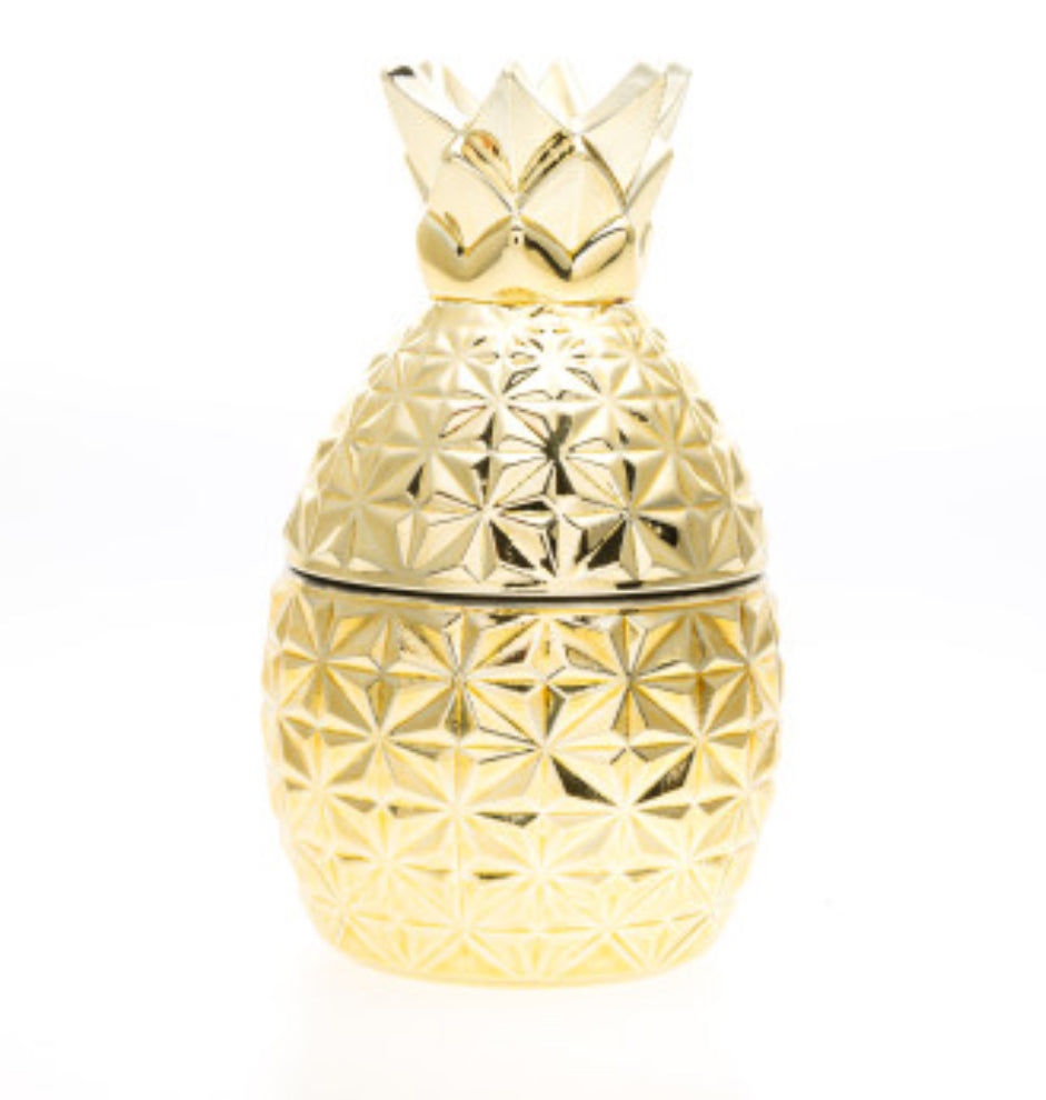 Gold Pineapple Macaron