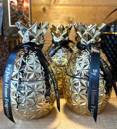 Gold Pineapple Macaron