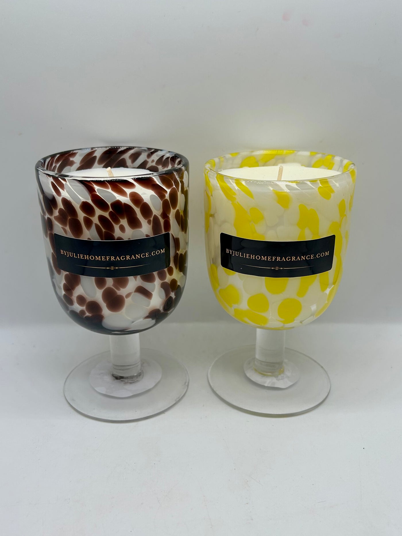 Red Wine  Glass Candle